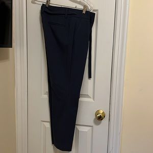 Shady blue loft ankle pants, size 8